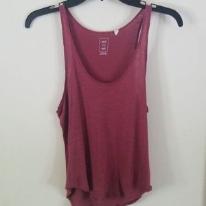 Plum Crop Tank Top